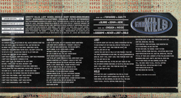 Gravity Kills : Gravity Kills (Cass, Album)