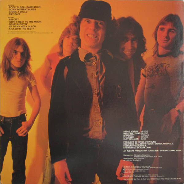 AC/DC : Powerage (LP, Album, SP)