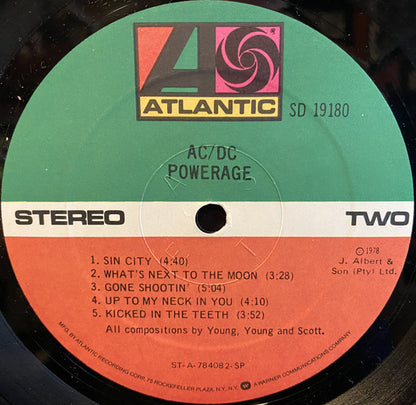 AC/DC : Powerage (LP, Album, SP)