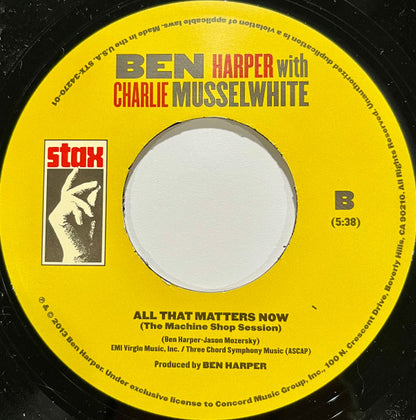 Ben Harper w/ Charlie Musselwhite : Don't Look Twice (7")