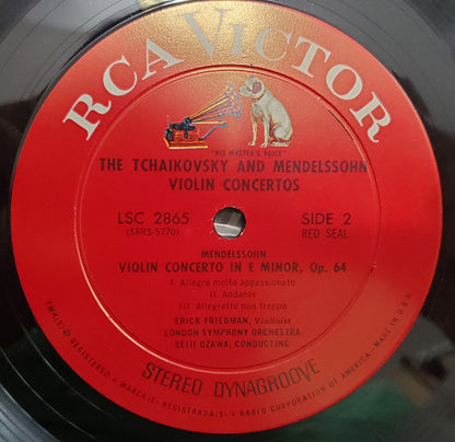 Erick Friedman, Tchaikovsky*, Mendelssohn*, Seiji Ozawa Conducting The London Symphony Orchestra : The Tchaikovsky And Mendelssohn Violin Concertos (LP)