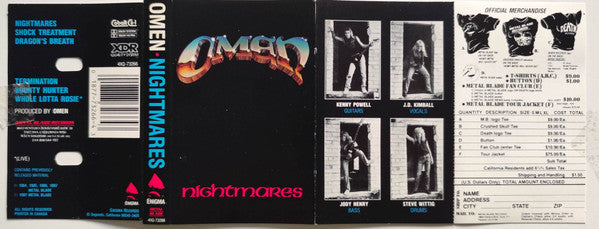 Omen (3) : Nightmares (Cass, EP)