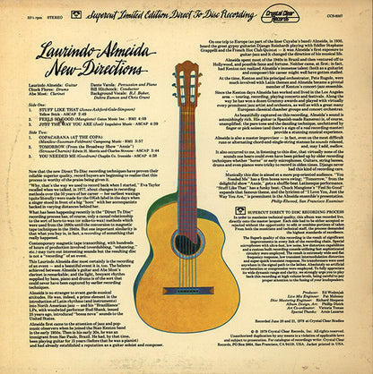 Laurindo Almeida : New Directions (LP, Album, Ltd, Dir)