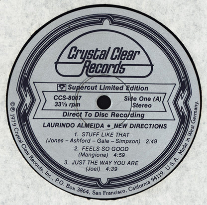Laurindo Almeida : New Directions (LP, Album, Ltd, Dir)