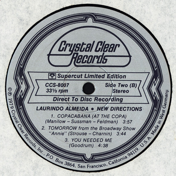 Laurindo Almeida : New Directions (LP, Album, Ltd, Dir)