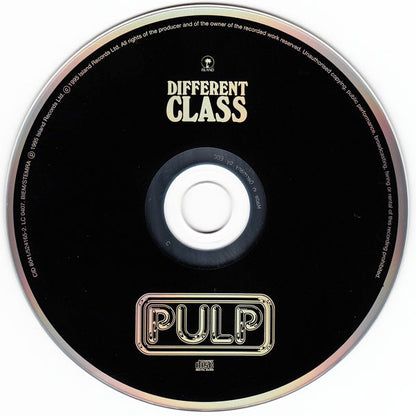 Pulp : Different Class (CD, Album, RE, Bla)