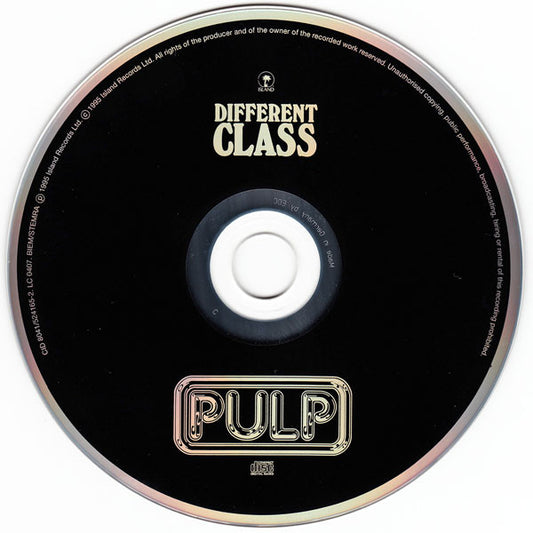 Pulp : Different Class (CD, Album, RE, Bla)
