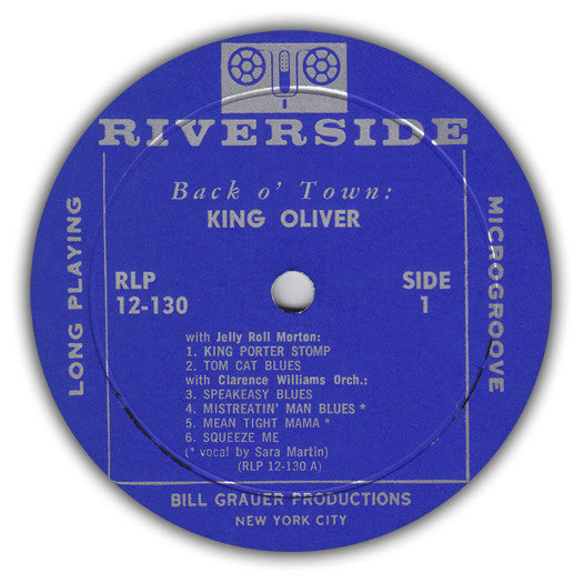 King Oliver : Back O' Town (LP, Comp)