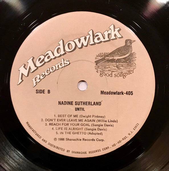 Nadine Sutherland : Until (LP, Album)