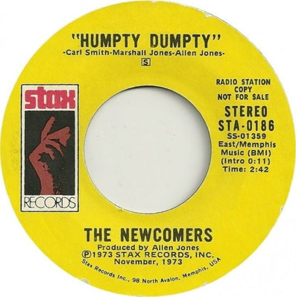The Newcomers : The Martian Hop / Humpty Dumpty (7", Promo)