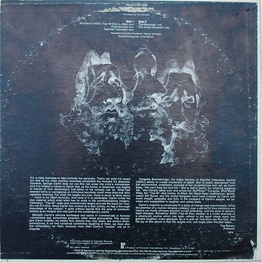 George Carlin : Take-Offs And Put-Ons (LP, Album, RE)