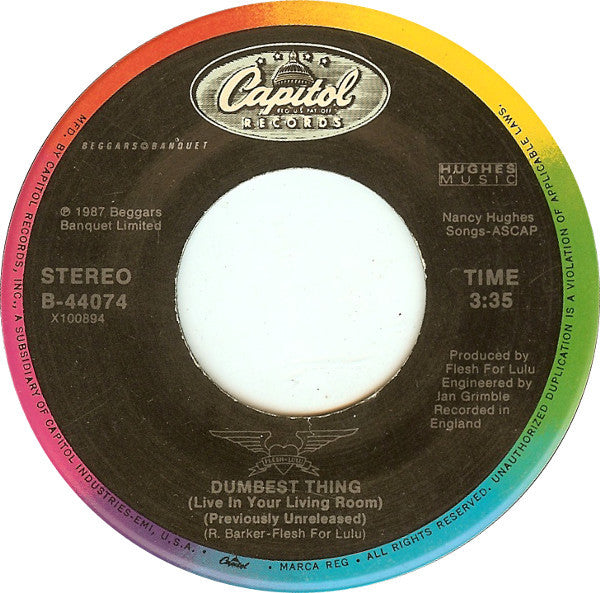 Flesh For Lulu : Postcards From Paradise (7")