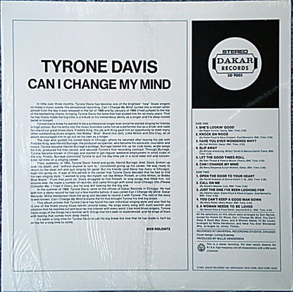 Tyrone Davis : Can I Change My Mind (LP, Album, RE)