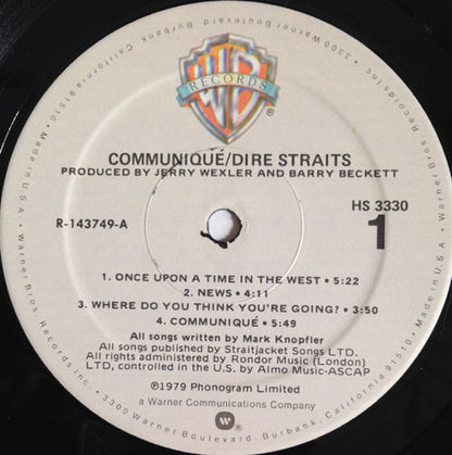 Dire Straits : Communiqué (LP, Album, Club, RCA)