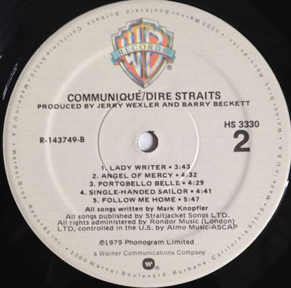 Dire Straits : Communiqué (LP, Album, Club, RCA)