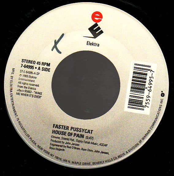 Faster Pussycat : House Of Pain (7", Single)