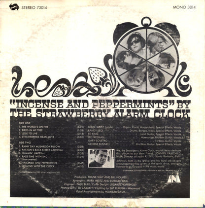 Strawberry Alarm Clock : Incense And Peppermints (LP, Album)