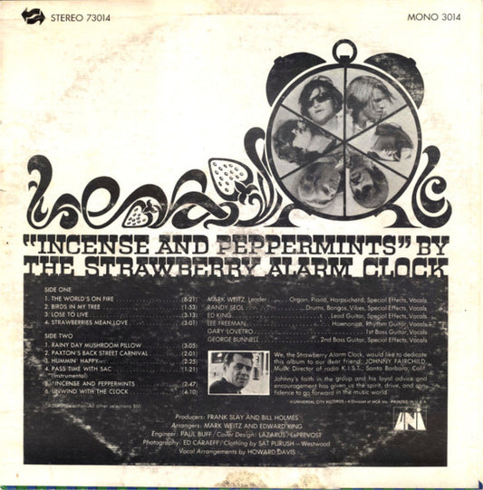 Strawberry Alarm Clock : Incense And Peppermints (LP, Album)