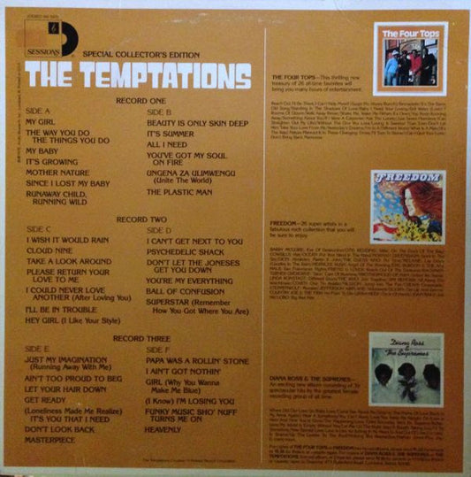 The Temptations : The Temptations (3xLP, Comp)