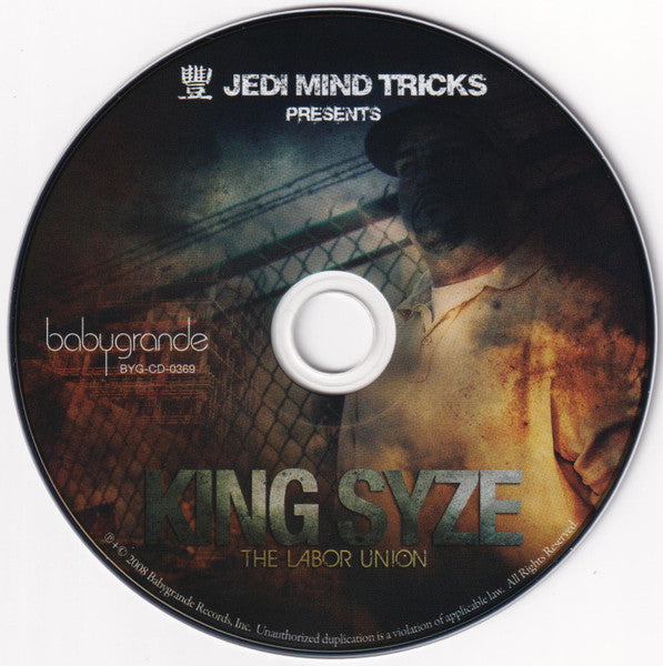 King Syze : The Labor Union (CD, Album)