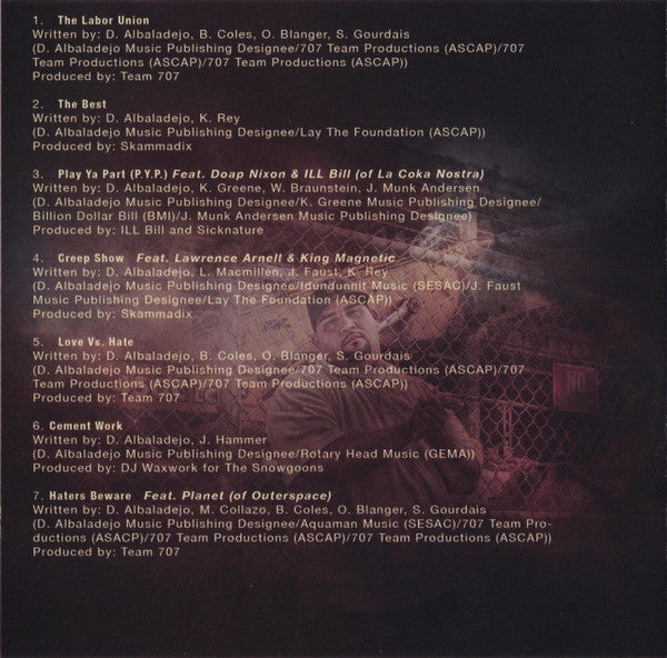 King Syze : The Labor Union (CD, Album)