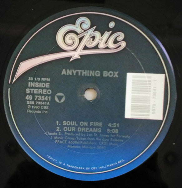 Anything Box : Soul On Fire (12")
