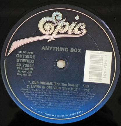 Anything Box : Soul On Fire (12")