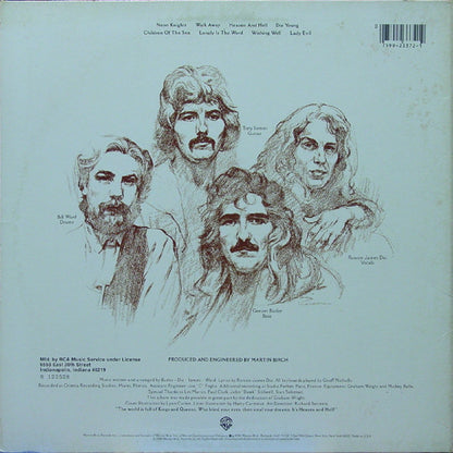 Black Sabbath : Heaven And Hell (LP, Album, Club, RCA)