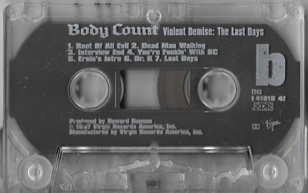 Body Count (2) : Violent Demise: The Last Days (Cass)