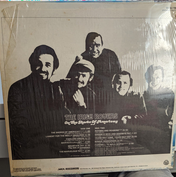 The Irish Rovers : On The Shores Of Americay (LP, RE)