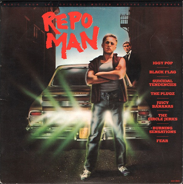 Various : Repo Man (Music From The Original Motion Picture Soundtrack) (LP, Album, Glo)
