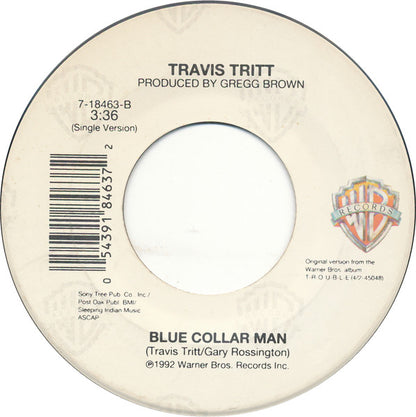 Travis Tritt : Looking Out For Number One (7", Single, SRC)