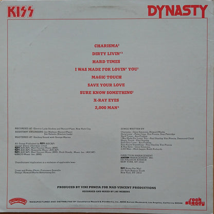 Kiss : Dynasty (LP, Album, 56 )