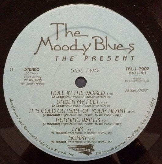 The Moody Blues : The Present (LP, Album, Hau)