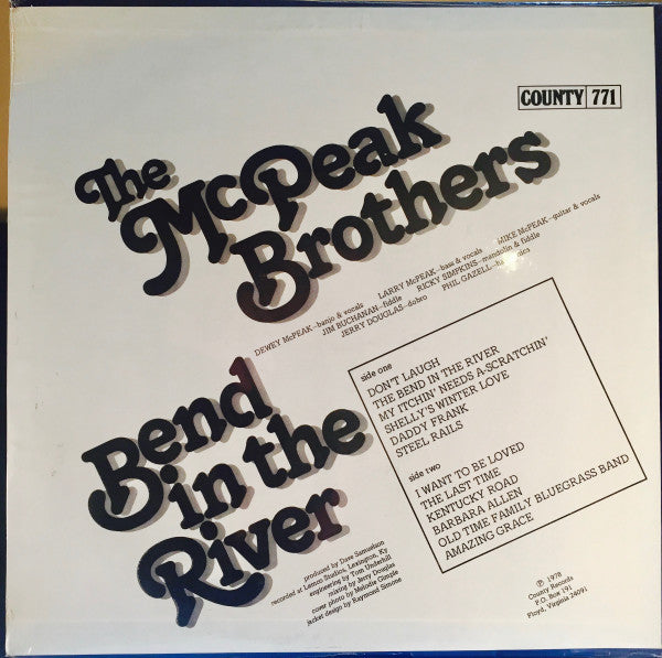 The McPeak Brothers : Bend In The River (LP, Album)