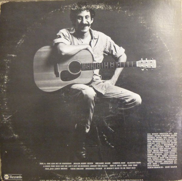Jim Croce : Life And Times (LP, Album, Ter)