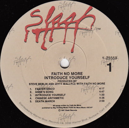 Faith No More : Introduce Yourself (LP, Album, Spe)