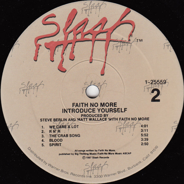 Faith No More : Introduce Yourself (LP, Album, Spe)