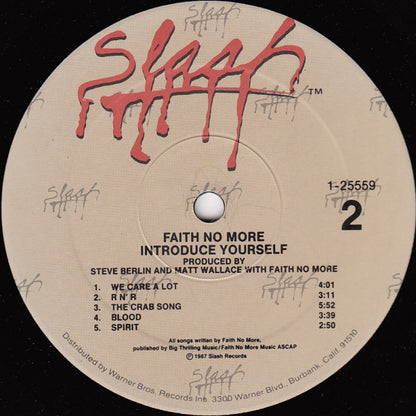 Faith No More : Introduce Yourself (LP, Album, Spe)
