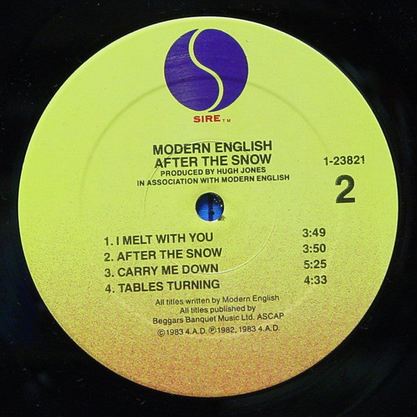 Modern English : After The Snow (LP, Album, All)