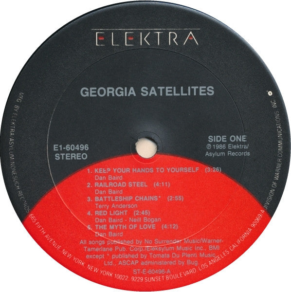 Georgia Satellites* : Georgia Satellites (LP, Album, Club)