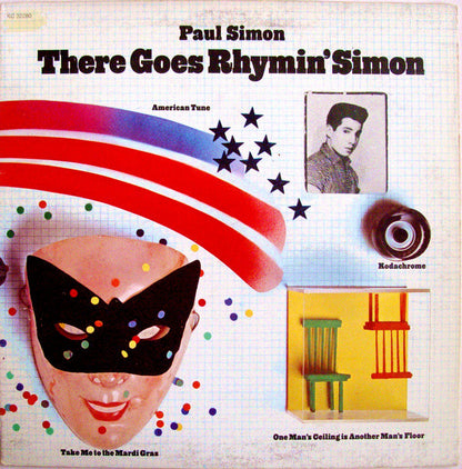 Paul Simon : There Goes Rhymin' Simon (LP, Album, San)