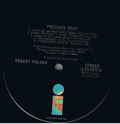 Robert Palmer : Pressure Drop (LP, Album, Pit)