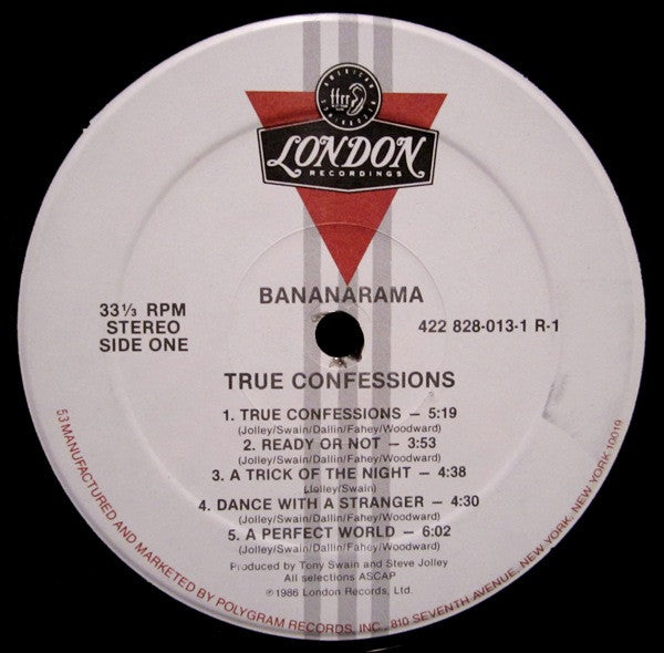 Bananarama : True Confessions (LP, Album, 53)