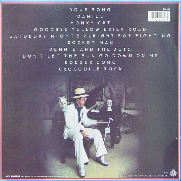 Elton John : Greatest Hits (LP, Comp, Club)