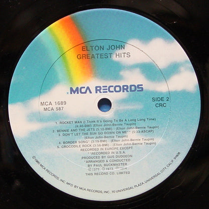 Elton John : Greatest Hits (LP, Comp, Club)
