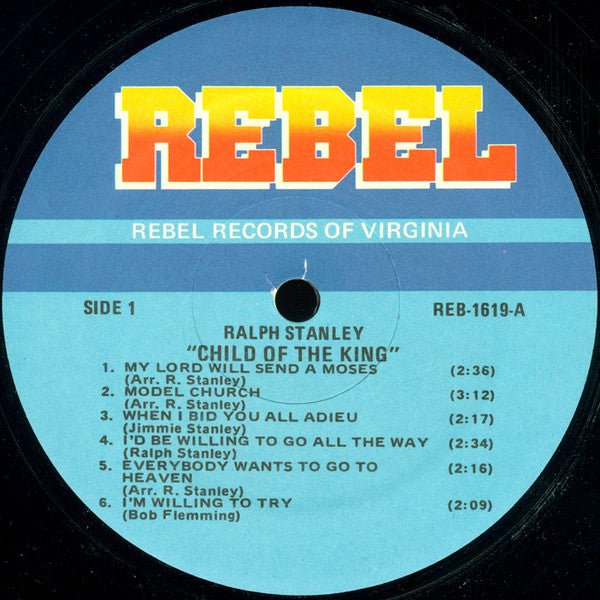 Ralph Stanley And The Clinch Mountain Boys : Child Of The King (LP, Album)