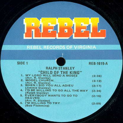 Ralph Stanley And The Clinch Mountain Boys : Child Of The King (LP, Album)