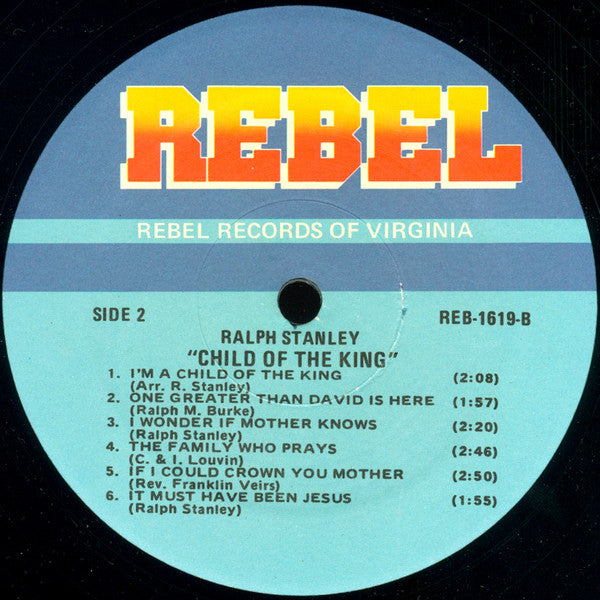 Ralph Stanley And The Clinch Mountain Boys : Child Of The King (LP, Album)