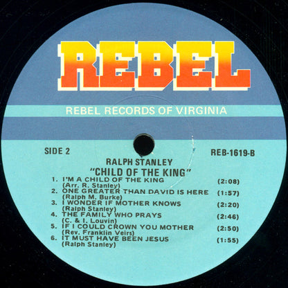 Ralph Stanley And The Clinch Mountain Boys : Child Of The King (LP, Album)